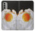 S2695 Fried Egg Hülle Schutzhülle Taschen für Motorola Moto G51 5G