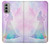 S2992 Princess Pastel Silhouette Hülle Schutzhülle Taschen für Motorola Moto G51 5G