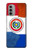 S3017 Paraguay Flag Hülle Schutzhülle Taschen für Motorola Moto G51 5G