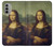 S3038 Mona Lisa Da Vinci Painting Hülle Schutzhülle Taschen für Motorola Moto G51 5G
