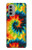 S3459 Tie Dye Hülle Schutzhülle Taschen für Motorola Moto G51 5G