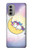 S3485 Cute Unicorn Sleep Hülle Schutzhülle Taschen für Motorola Moto G51 5G