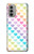 S3499 Colorful Heart Pattern Hülle Schutzhülle Taschen für Motorola Moto G51 5G