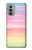 S3507 Colorful Rainbow Pastel Hülle Schutzhülle Taschen für Motorola Moto G51 5G
