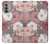 S3716 Rose Floral Pattern Hülle Schutzhülle Taschen für Motorola Moto G51 5G