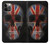 S3848 United Kingdom Flag Skull Hülle Schutzhülle Taschen für iPhone 12, iPhone 12 Pro