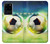 S3844 Glowing Football Soccer Ball Hülle Schutzhülle Taschen für Samsung Galaxy S20 Ultra