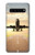 S3837 Airplane Take off Sunrise Hülle Schutzhülle Taschen für Samsung Galaxy S10 5G