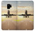 S3837 Airplane Take off Sunrise Hülle Schutzhülle Taschen für Samsung Galaxy S9