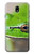 S3845 Green frog Hülle Schutzhülle Taschen für Samsung Galaxy J7 (2018), J7 Aero, J7 Top, J7 Aura, J7 Crown, J7 Refine, J7 Eon, J7 V 2nd Gen, J7 Star