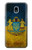 S3858 Ukraine Vintage Flag Hülle Schutzhülle Taschen für Samsung Galaxy J3 (2018), J3 Star, J3 V 3rd Gen, J3 Orbit, J3 Achieve, Express Prime 3, Amp Prime 3