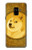 S3826 Dogecoin Shiba Hülle Schutzhülle Taschen für Samsung Galaxy A8 (2018)