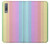 S3849 Colorful Vertical Colors Hülle Schutzhülle Taschen für Samsung Galaxy A7 (2018)