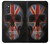 S3848 United Kingdom Flag Skull Hülle Schutzhülle Taschen für Samsung Galaxy Quantum 2