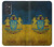 S3858 Ukraine Vintage Flag Hülle Schutzhülle Taschen für Samsung Galaxy Quantum 2