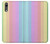 S3849 Colorful Vertical Colors Hülle Schutzhülle Taschen für Huawei P20