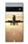 S3837 Airplane Take off Sunrise Hülle Schutzhülle Taschen für Google Pixel 6