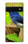 S3839 Bluebird of Happiness Blue Bird Hülle Schutzhülle Taschen für Google Pixel 6