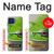 S3845 Green frog Hülle Schutzhülle Taschen für Motorola One 5G