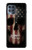 S3850 American Flag Skull Hülle Schutzhülle Taschen für Motorola Moto G100