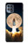 S3859 Bitcoin to the Moon Hülle Schutzhülle Taschen für Motorola Moto G100