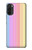 S3849 Colorful Vertical Colors Hülle Schutzhülle Taschen für Motorola Moto G71 5G