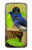 S3839 Bluebird of Happiness Blue Bird Hülle Schutzhülle Taschen für Motorola Moto G7 Play