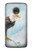 S3843 Bald Eagle On Ice Hülle Schutzhülle Taschen für Motorola Moto G7, Moto G7 Plus
