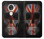 S3848 United Kingdom Flag Skull Hülle Schutzhülle Taschen für Motorola Moto G7, Moto G7 Plus