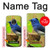 S3839 Bluebird of Happiness Blue Bird Hülle Schutzhülle Taschen für Motorola Moto G5 Plus