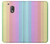S3849 Colorful Vertical Colors Hülle Schutzhülle Taschen für Motorola Moto G4 Play