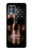 S3850 American Flag Skull Hülle Schutzhülle Taschen für Motorola Edge S