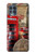 S3856 Vintage London British Hülle Schutzhülle Taschen für Motorola Edge S