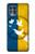 S3857 Peace Dove Ukraine Flag Hülle Schutzhülle Taschen für Motorola Edge S