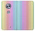 S3849 Colorful Vertical Colors Hülle Schutzhülle Taschen für Motorola Moto X4