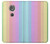 S3849 Colorful Vertical Colors Hülle Schutzhülle Taschen für Motorola Moto G6 Play, Moto G6 Forge, Moto E5