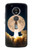 S3859 Bitcoin to the Moon Hülle Schutzhülle Taschen für Motorola Moto G6 Play, Moto G6 Forge, Moto E5