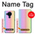 S3849 Colorful Vertical Colors Hülle Schutzhülle Taschen für Nokia 5.4