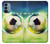 S3844 Glowing Football Soccer Ball Hülle Schutzhülle Taschen für OnePlus Nord N200 5G