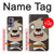 S3855 Sloth Face Cartoon Hülle Schutzhülle Taschen für OnePlus 9
