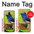 S3839 Bluebird of Happiness Blue Bird Hülle Schutzhülle Taschen für OnePlus 6