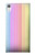 S3849 Colorful Vertical Colors Hülle Schutzhülle Taschen für Sony Xperia XA1