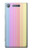 S3849 Colorful Vertical Colors Hülle Schutzhülle Taschen für Sony Xperia XZ1