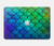S2930 Mermaid Fish Scale Hülle Schutzhülle Taschen für MacBook Pro 16 M1,M2,M3,M4 (2021,2024) - A3403, A3186, A2991, A2780, A2485