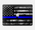 S3244 Thin Blue Line USA Hülle Schutzhülle Taschen für MacBook Pro 16 M1,M2,M3,M4 (2021,2024) - A3403, A3186, A2991, A2780, A2485