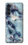 S2689 Blue Marble Texture Graphic Printed Hülle Schutzhülle Taschen für Motorola Moto G200 5G