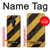 S2231 Yellow and Black Line Hazard Striped Hülle Schutzhülle Taschen für Sony Xperia Pro-I