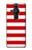 S2364 Red and White Striped Hülle Schutzhülle Taschen für Sony Xperia Pro-I
