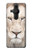 S2399 White Lion Face Hülle Schutzhülle Taschen für Sony Xperia Pro-I