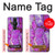 S2907 Purple Turquoise Stone Hülle Schutzhülle Taschen für Sony Xperia Pro-I